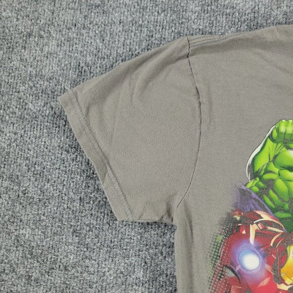 Marvel Comics Shirt Men's Small Gray Avengers Graphic Tee Short Sleeve Disney - Picture 5 of 11